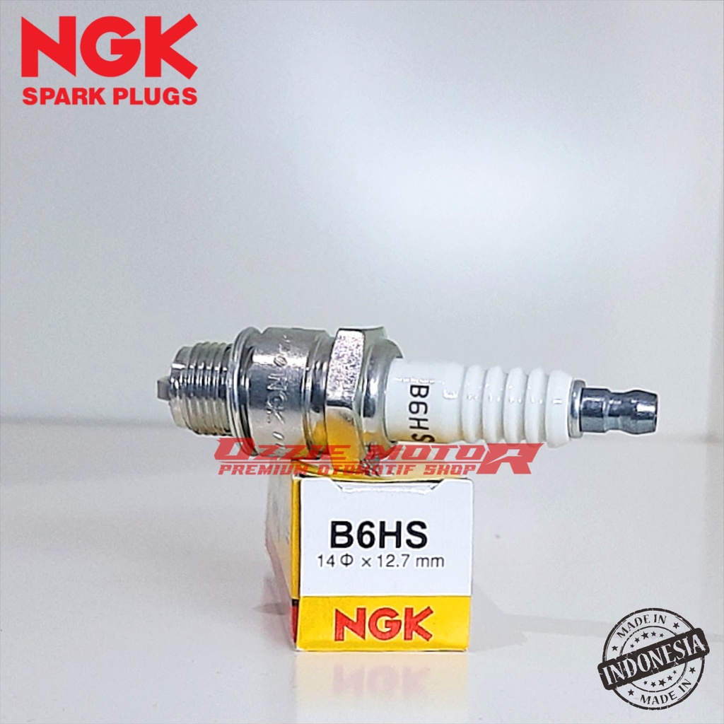 BUSI MOTOR NGK STANDARD B6HS ORIGINAL UNTUK HONDA C70 C800 C90 SERIES