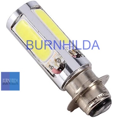 Lampu Motor Headlight LED H6M PX15D 7.5W 12V 6500K Motorcycle COB Light Bulbs, 2x 6000K White H6M COB LED Motor Bike/ATV Headlight Fog Light Bulb Super Bright PX15d P15D25-1 accesoris motor mobil burnhilda