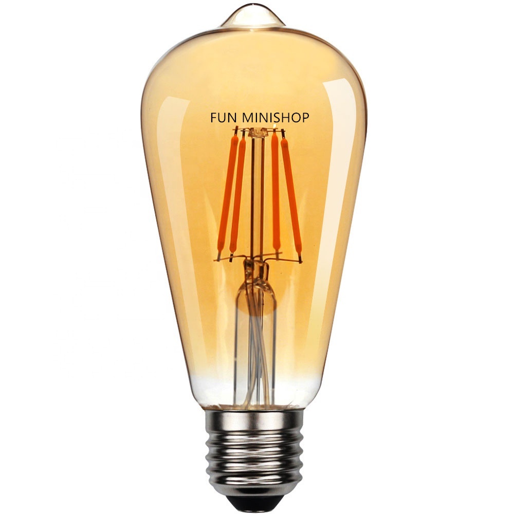 Bohlam Lampu Edison / Filament ST64 / Lampu Cafe Lampu Gantung DECOR