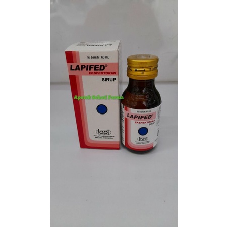 

LAPIFED EKSPEkTORANT SYRUP 60ml