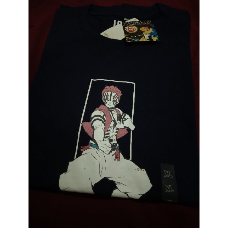 UNIQLO UT MANGA KIMETSU NO YAIBA DEMON SLAYER T-SHIRT KAOS AKAZA