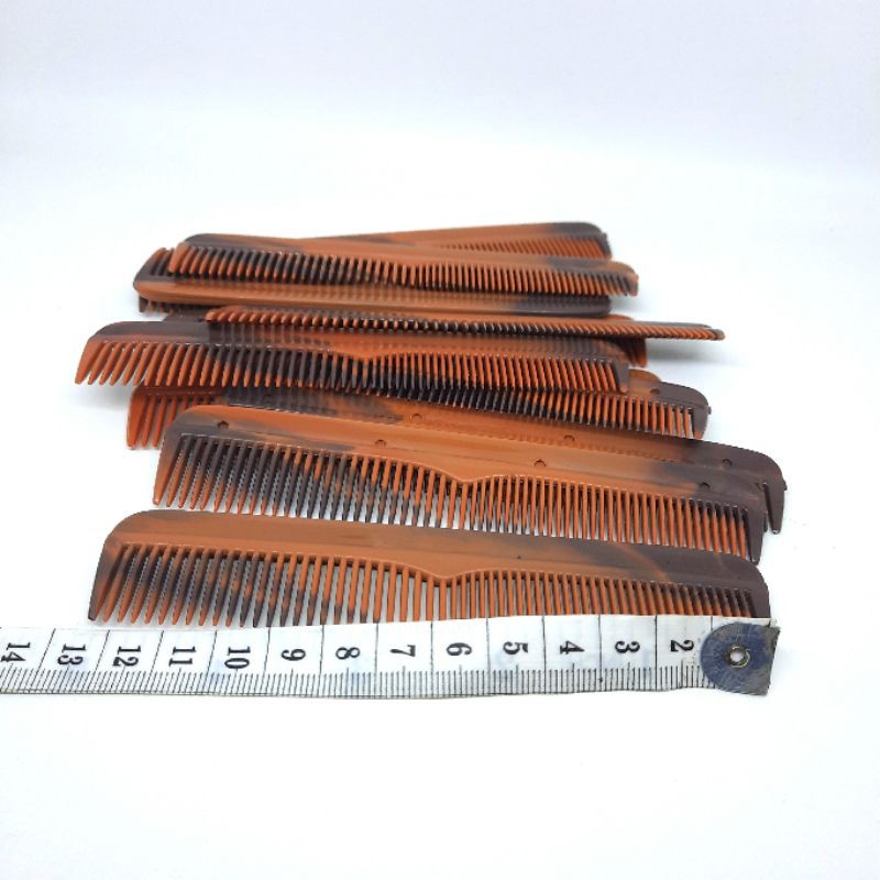 SISIR RAMBUT ISI 12PCS SISIR SAKU KECIL COKLAT GROSIR