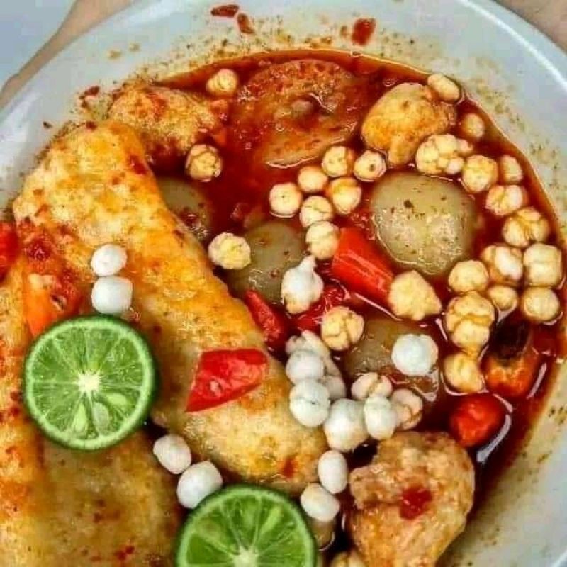 

Bacil aci geprek komplit khas bandung