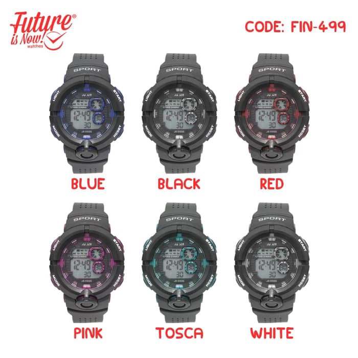 NEW Jam Tangan Sport Digital Rubber Strap - FIN-499