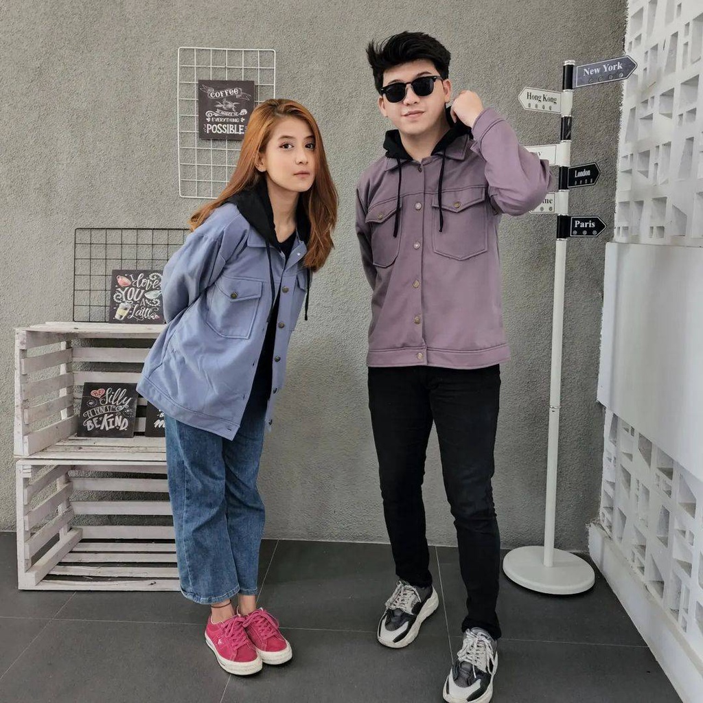 AXEL Jacket Hoodie Sweater Oversize Pria Wanita Outer Korean Style Fashion Terkini OOTD Keren Casual Fashion