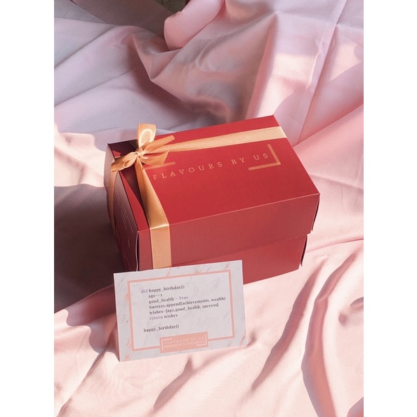 

Adds on (ribbon, card, candle, topper)