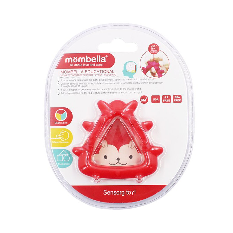 Mombella Educational Teether Hedgehog Gigitan Bayi