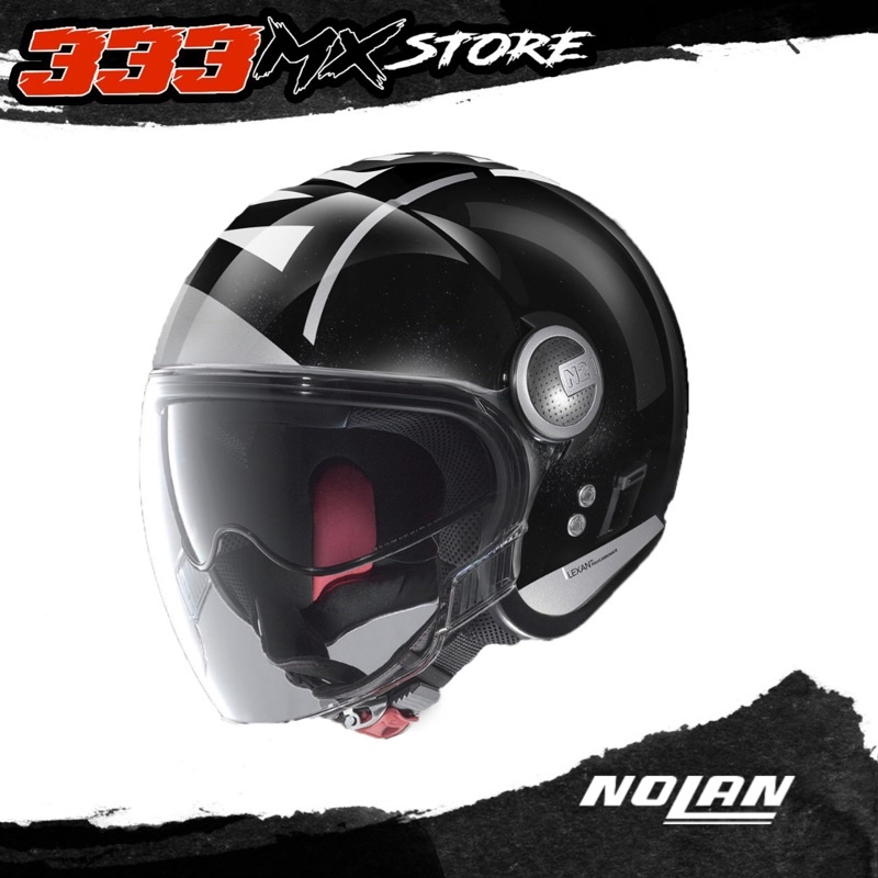HELM MPTOR NOLAN N21 VISOR AVANT GRADE METAL BLACK HELM NOLAN N21 ORI