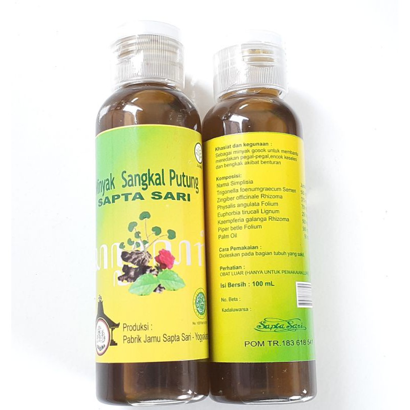 

Minyak Sangkal Putung (SAPTA SARI Yogyakarta)