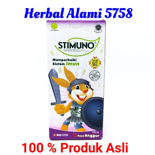 Stimuno Syrup Rasa Anggur Flavor 100ml - Sirup Multivitamin Anak