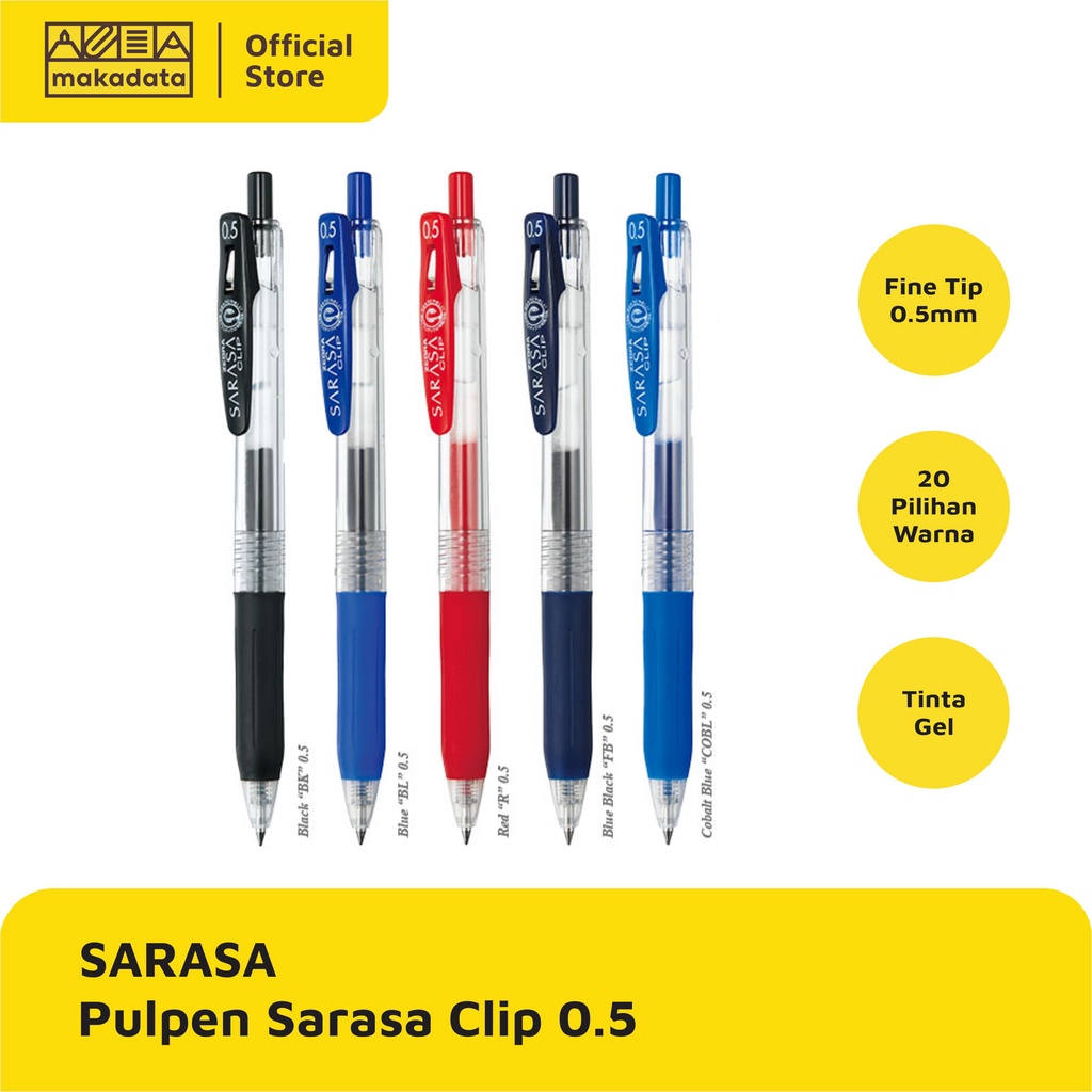 

BALLPOINT | BOLPEN | PULPEN ZEBRA SARASA 0.5 MURAH