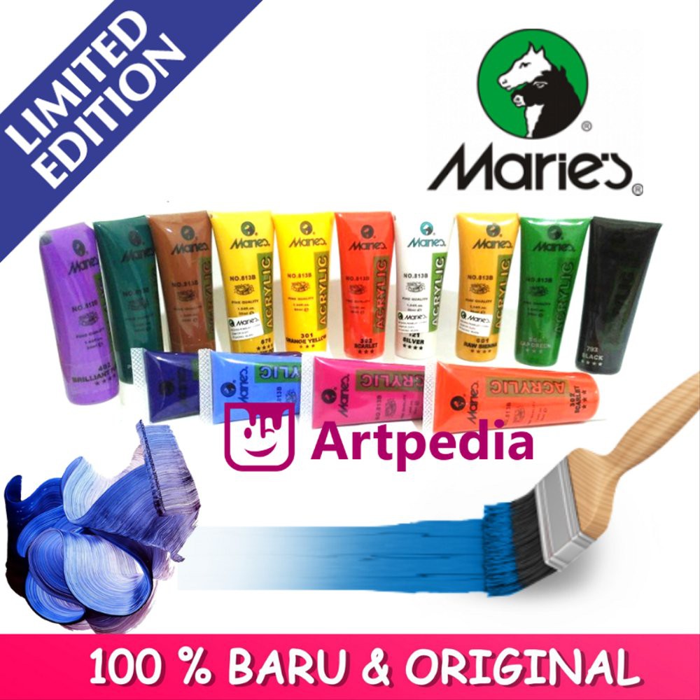 

Langsung Order Maries Acrylic Colour 30ml - Cat Acrylic Maries - Cat Akrilik Maries terbaik