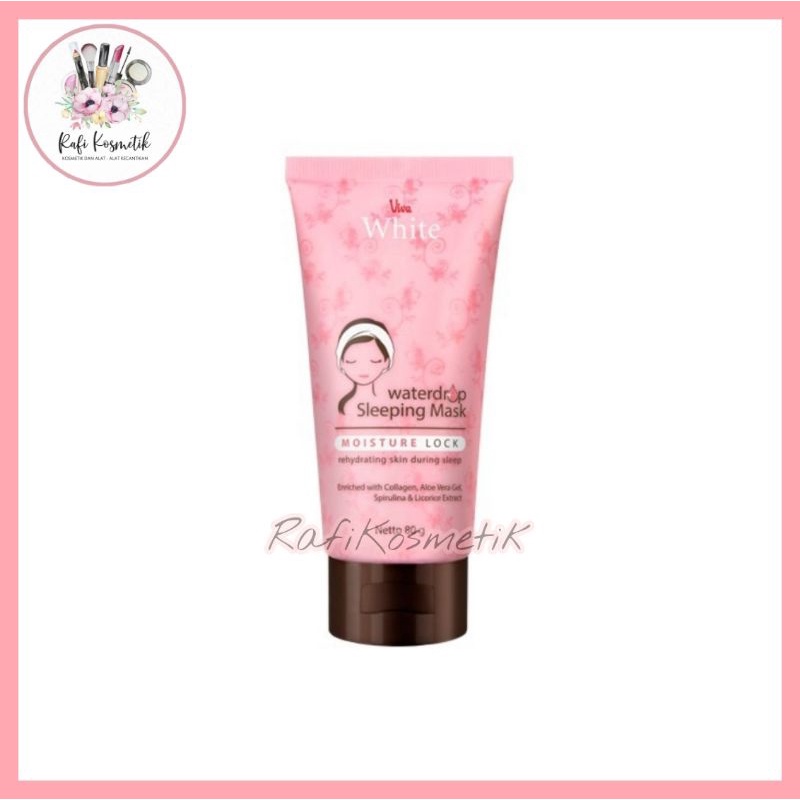 Viva White Waterdrop Sleeping Mask | Viva Sleeping Mask