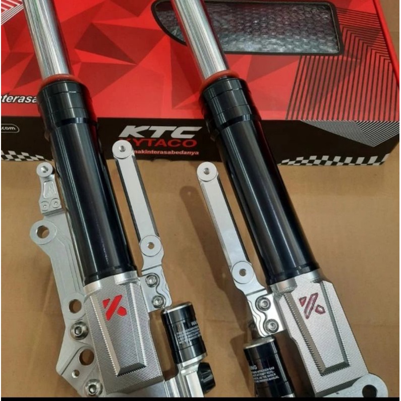 suspension nmax ktc tabung shock depan ktc kytaco original Yamaha nmax new nmax old pnp shock depan nmax