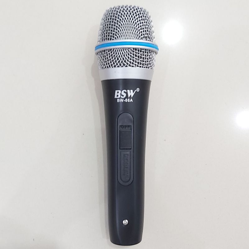 (BISA COD) Mic Kabel BSW BS-66A Microphone Mik