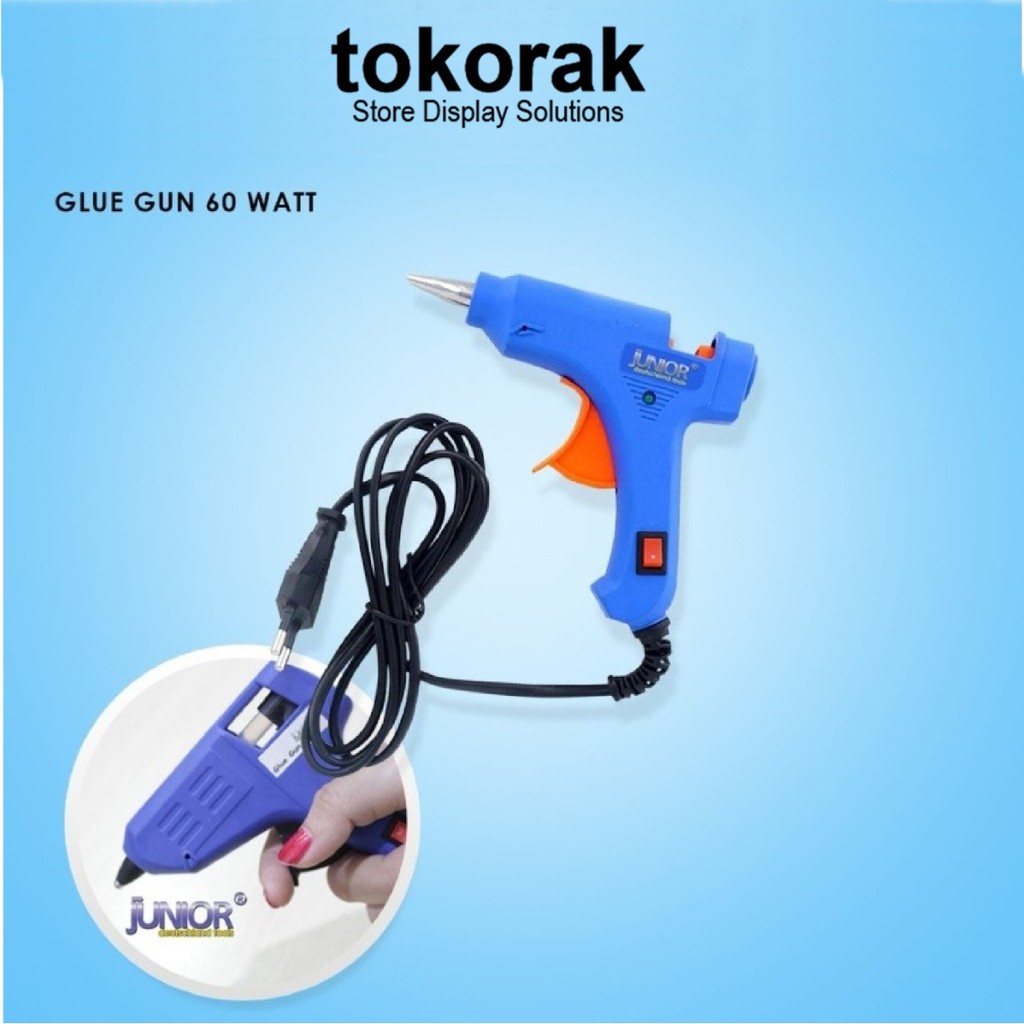 LEM TEMBAK GLUE GUN 60 WATT JUNIOR - LEM BAKAR