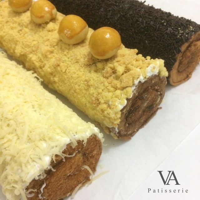 

Bolu Gulung Nastar / nastar crumble cake