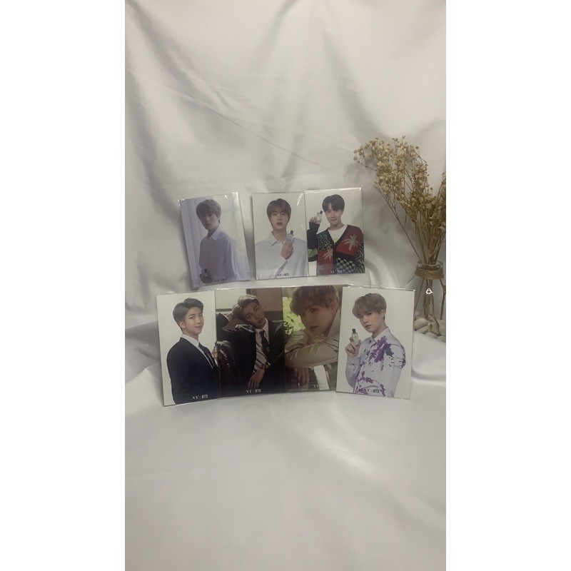 Photocard Jin Suga RM Hobi VT Cosmetics