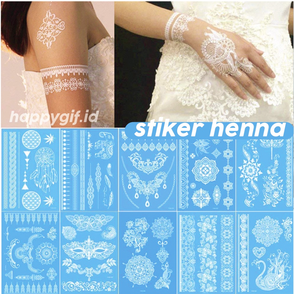 Tatto Henna Temporer Tato Pengantin Instan Tattoo Henna KU029