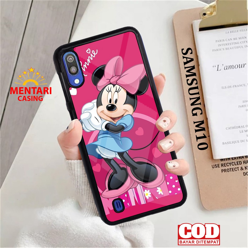 Case SAMSUNG M10 CASING SAMSUNG M10 [ MINNIE ] Mentari casing case hp kondom hp case custom case cas