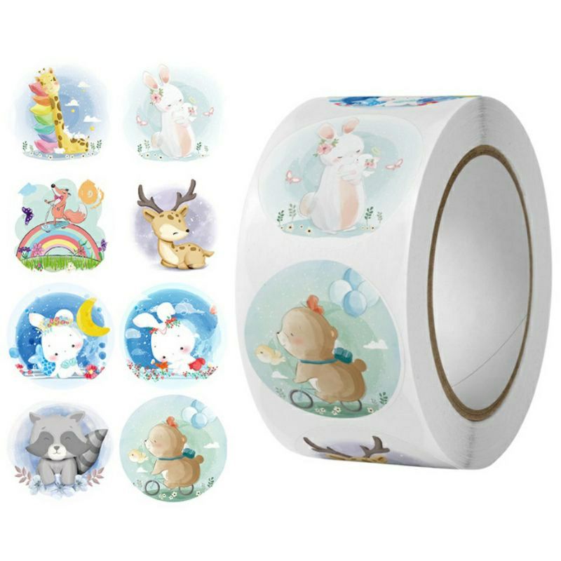 

Stiker Sticker Label Motif Animal l 2,5cm