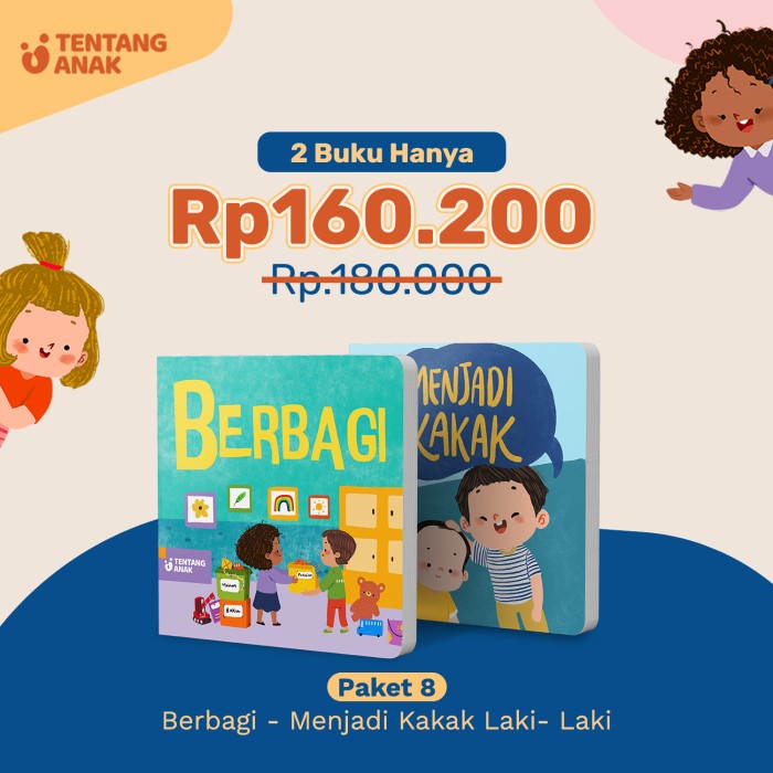 

Bundle Paket 8 - Berbagi & Menjadi Kakak Laki-Laki BR077