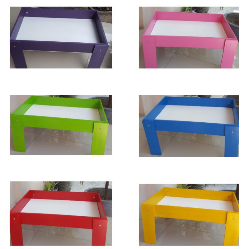 YB77W Mainan kayu Meja Pasir warna,Meja Pasir Murah,Meja Pasir,Meja Pasir Lipat,Meja Pasir Kayu