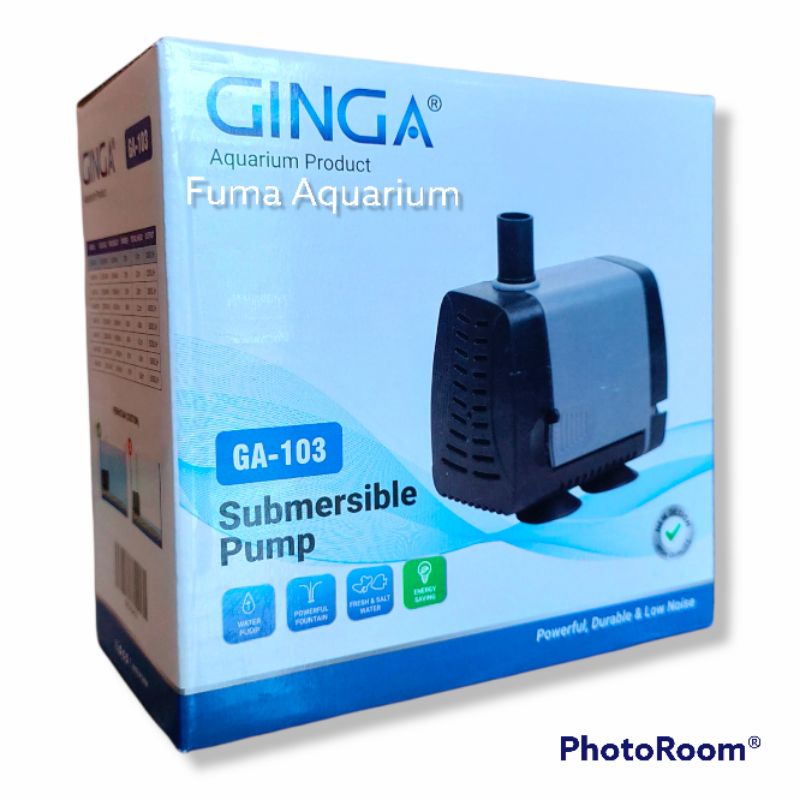 PROMO GINGA103 GA-103 POMPA CELUP - FILTER KOLAM - AQUARIUM AQUASCAPE HIDROPONIK LOW WATT POWER HEAD SUBMERSIBLE PUMP