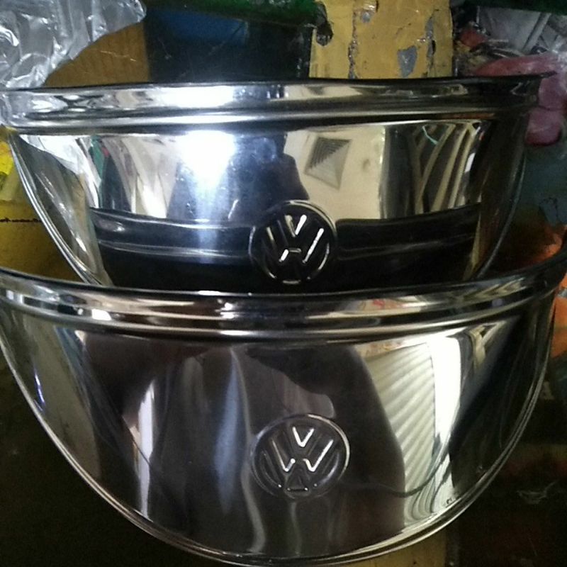 TOPI LAMPU/PET LAMPU VW KODOK/COMBI/SAFARI CHROME