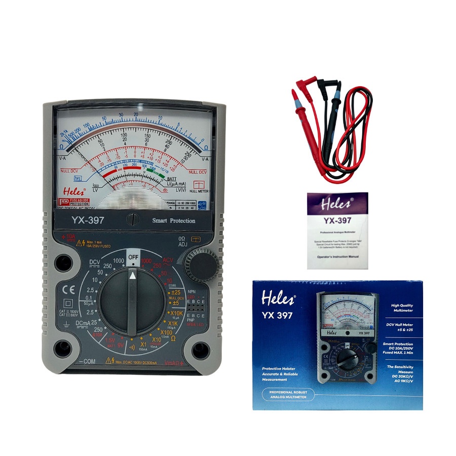 Multimeter Heles YX397 Multitester Analog YX 397 Avometer