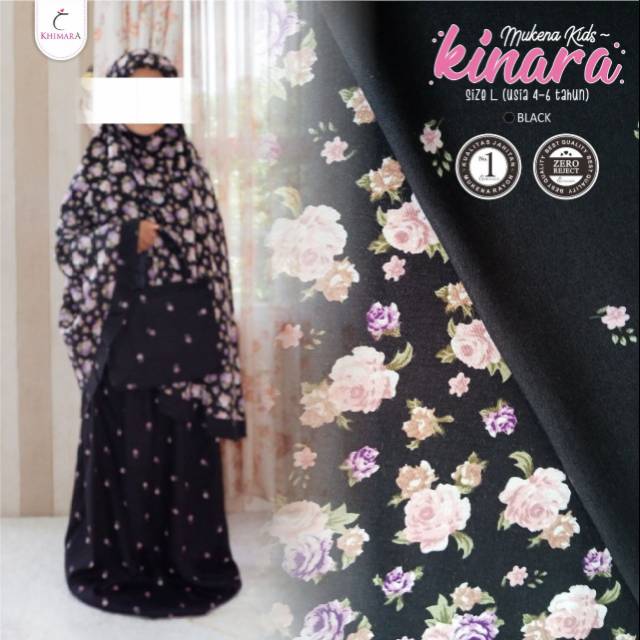 Mukena Kinara |MUKENA RAYON PREMIUM | Rukuh Batik Cantik Telekung Sholat Adem