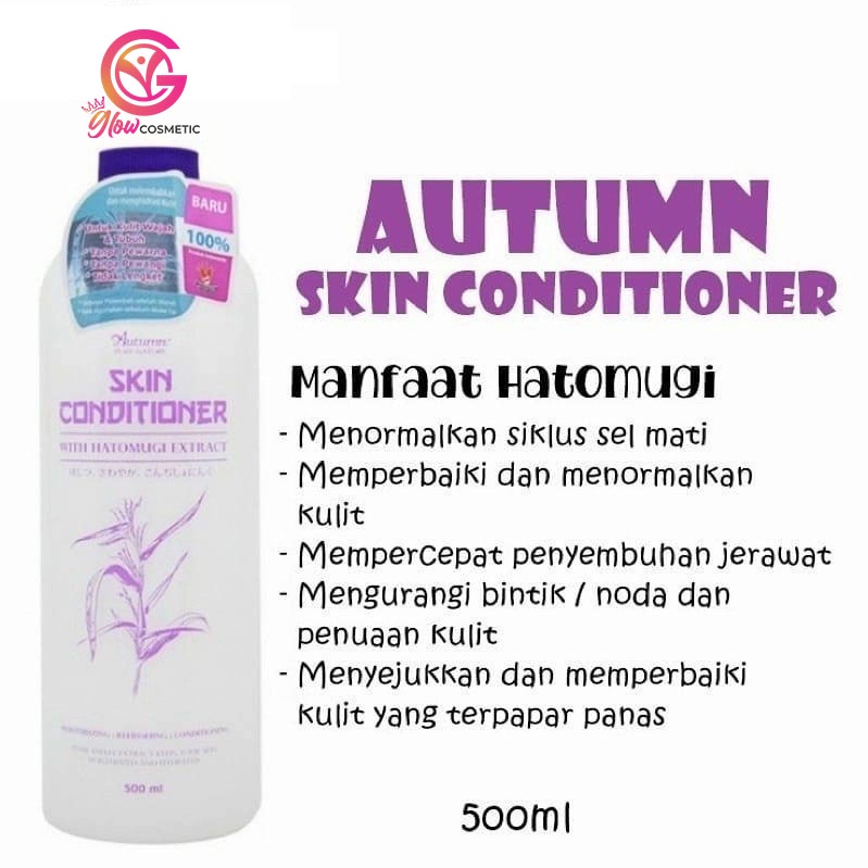 AUTUMN PURE NATURE TONER WITH HATAMUGI EXTRACT 500ML -GC