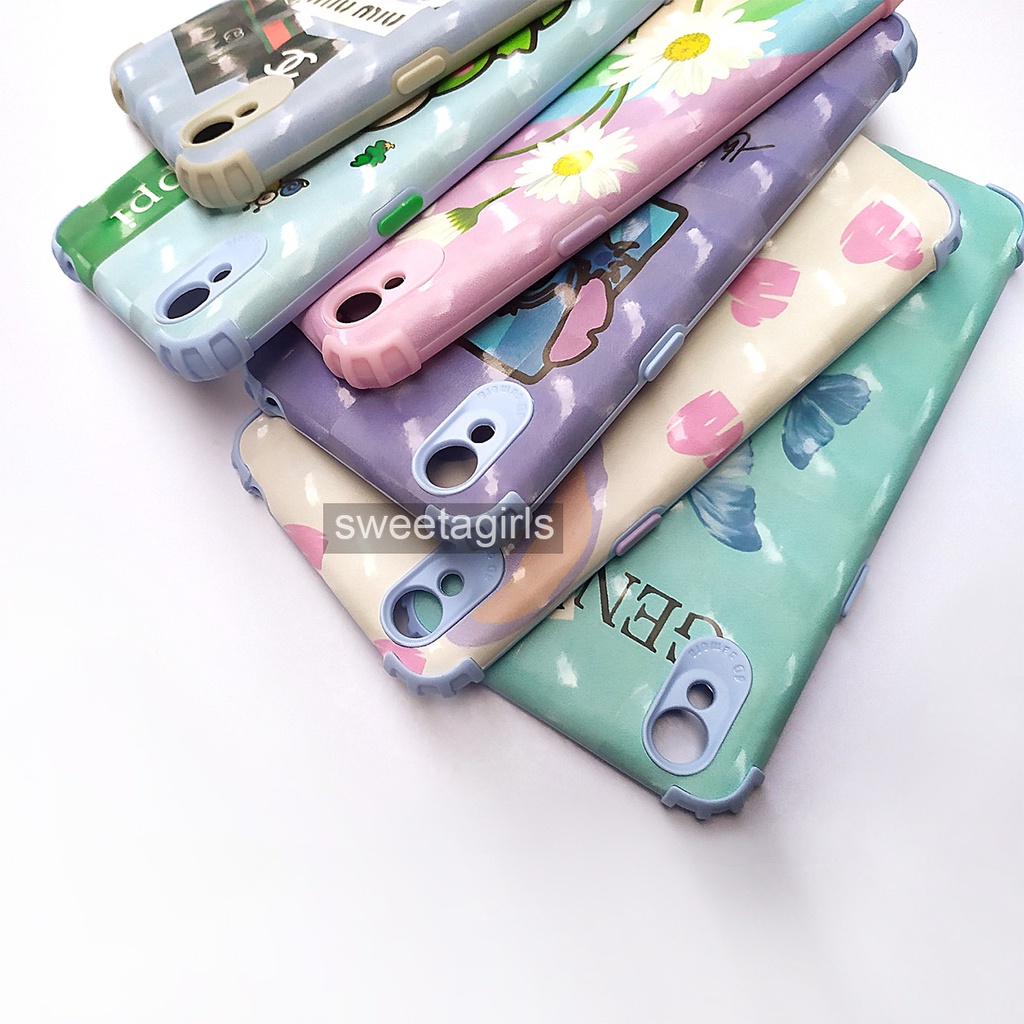 Softcase Silikon Anticrack model Berkilau - Oppo A37 / Neo 9 (sama ukuran) - sweetacase.id - Casing 4 sudut dengan bumper kamera - casing warna pastel - model berkilau dengan diamond cut - casing dengan karakter lucu -aesthetic - casing anak - Case Gemoy