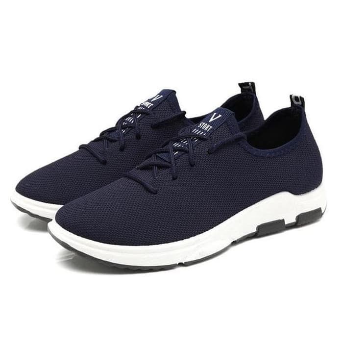 Jeppar 8805 Equalizer 2.0 Sepatu Sport Sneakers Pria Wanita - Murah - Navy 40