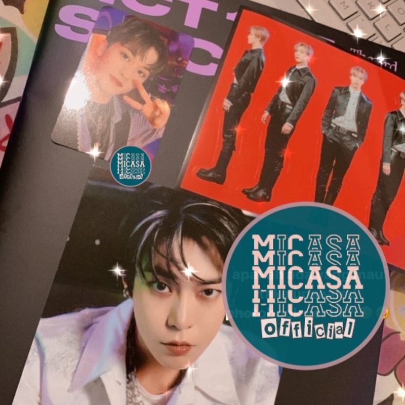 ALBUM UNSEALED NCT 127 STICKER PC TAEYONG,MARK,JUNGWOO