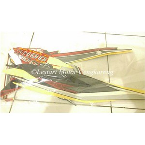 Striping Lis/Stiker body motor Satria Fu 2009 Merah