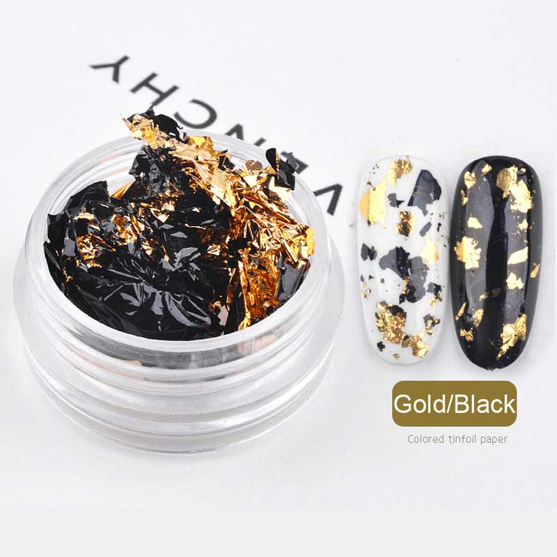 Nail Art Aluminium Foil Flakes