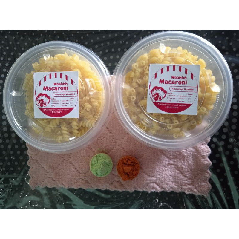 

Makaroni Toples Rumput Laut Pedas