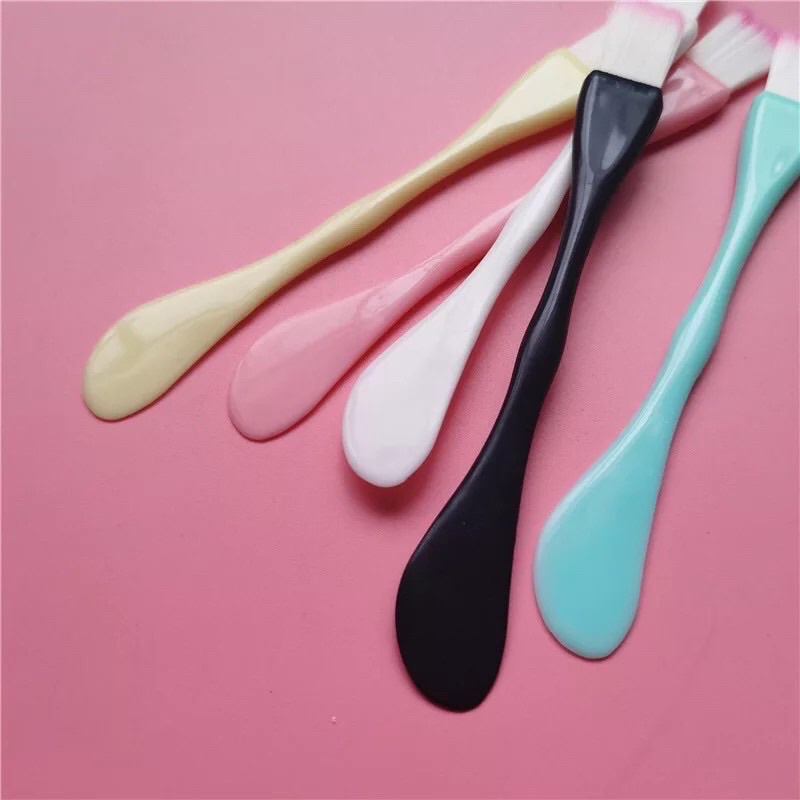 Spatula Kuas Masker 2 in 1 Brushes FaceMask Make Up 2 Sisi