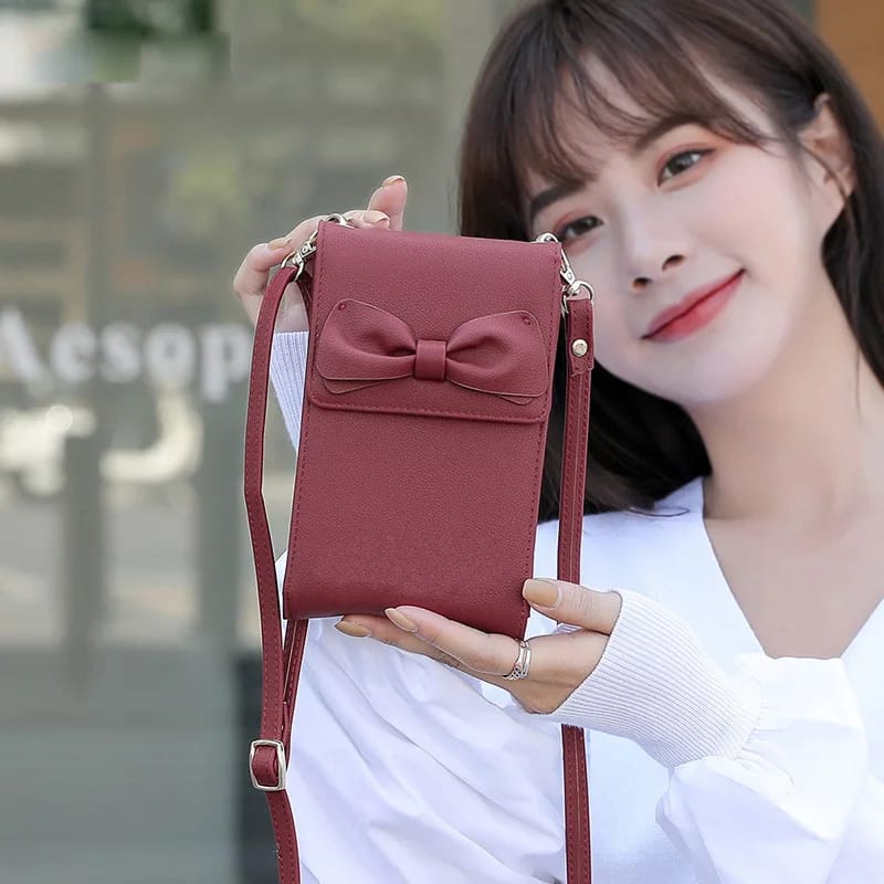 Zalfa Tas Selempang Wanita Mini Ribbon
