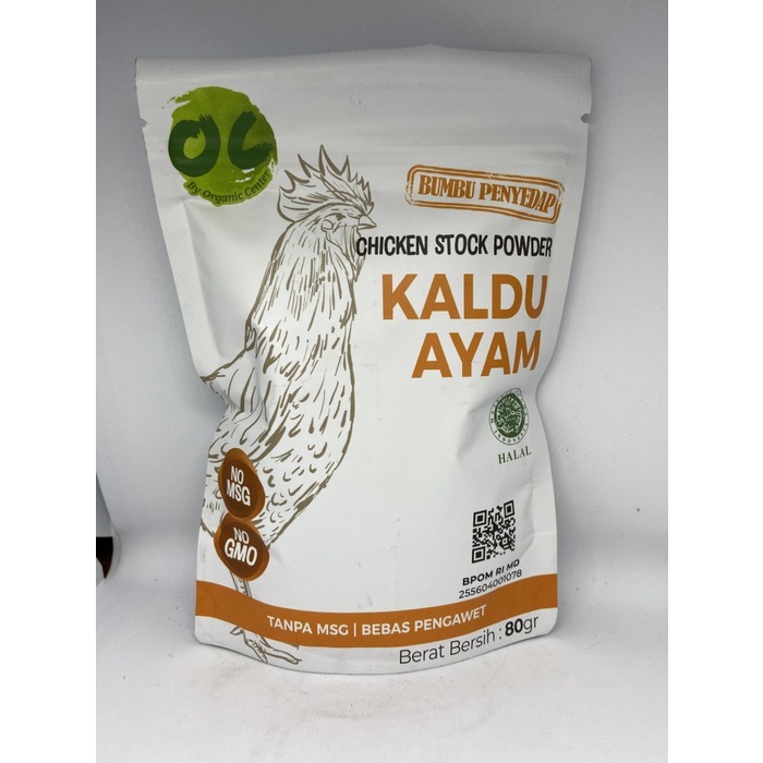 Organic Center- Bumbu Rasa Kaldu Ayam Chicken Stock Powder 80g for 1+ Years