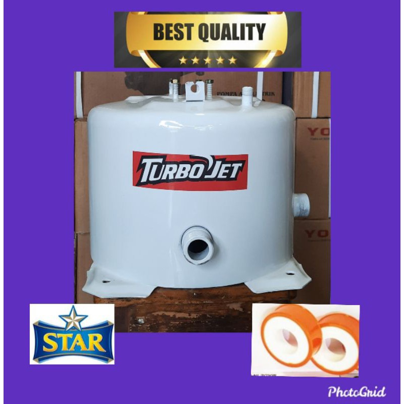 Garansi tangki besi bawah Turbo Jet pompa air shimizu pc 250 bit wasser pc 250 ea goldstar gs 250 je