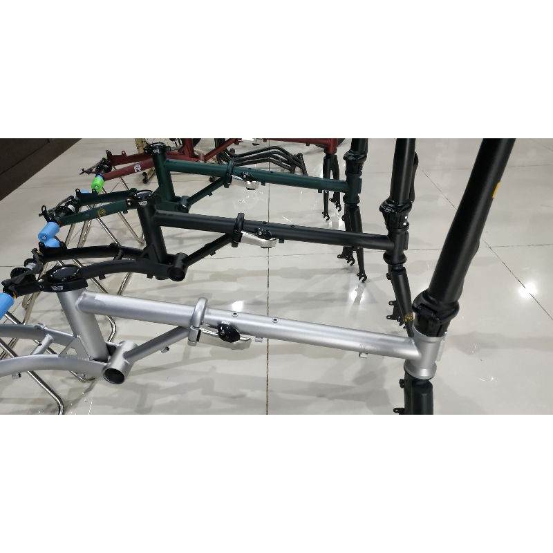 Frame Sepeda Lipat 16 inch Merk RB Chromoly saingan Fnhon Gust Troy Harga Normal