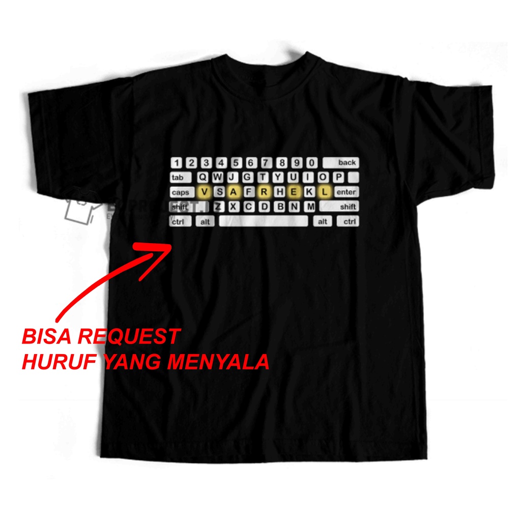 [020 BISA REQUEST] KAOS KEYBOARD REFLECTIVE MENYALA PADA SAAT KENA FLASH HP ECPROJECT.ID