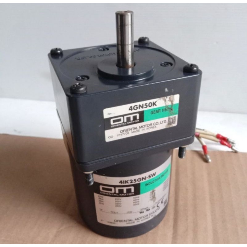 Ac Motor Gearbox 220V 25W Ratio 1 : 180