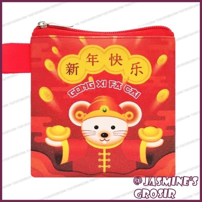 

Dompet Pouch Angpao Imlek Tikus Gong Xi FaCai Chinese New Year SinCia7