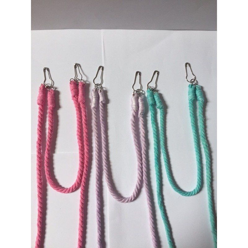 strap masker pastel / strap masker 2in1 / strap masker + konektor / strap mask / tali masker