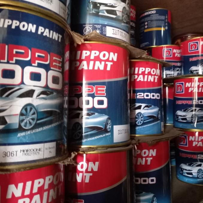 cat mobil duco nippe 2000 paint Merah & Gold nippon paint Termurah