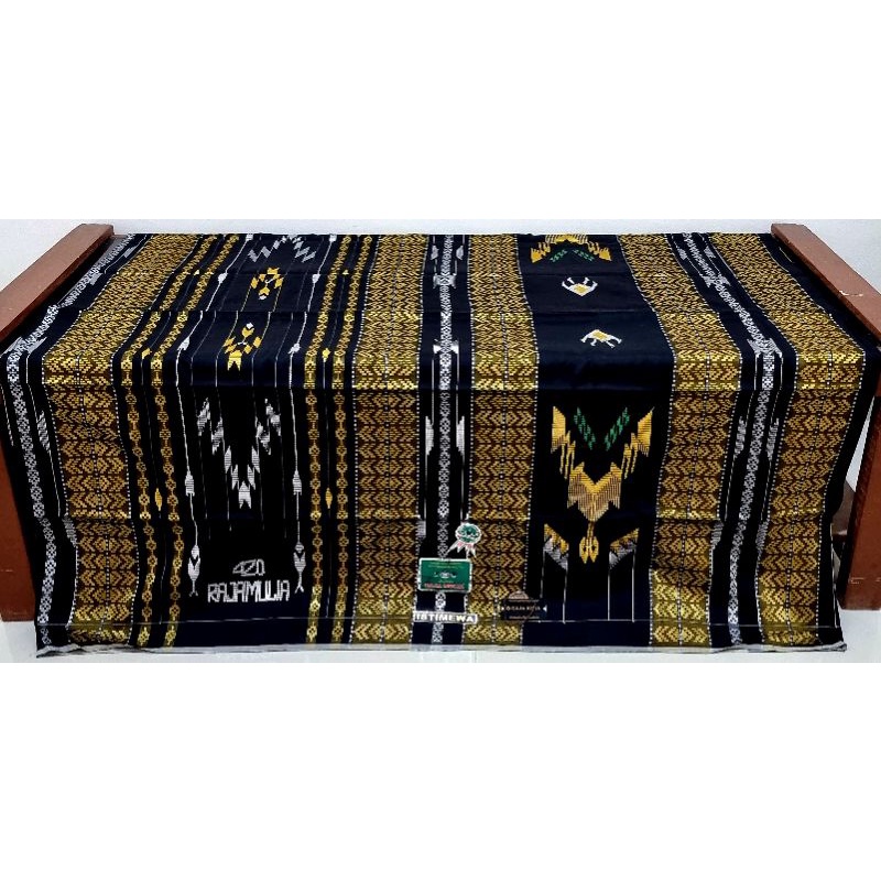 SARUNG TENUN SUTRA RAJA MULIA 420 EXCLUSIVE  skelas tamer kamer lamiri lamiya bhs