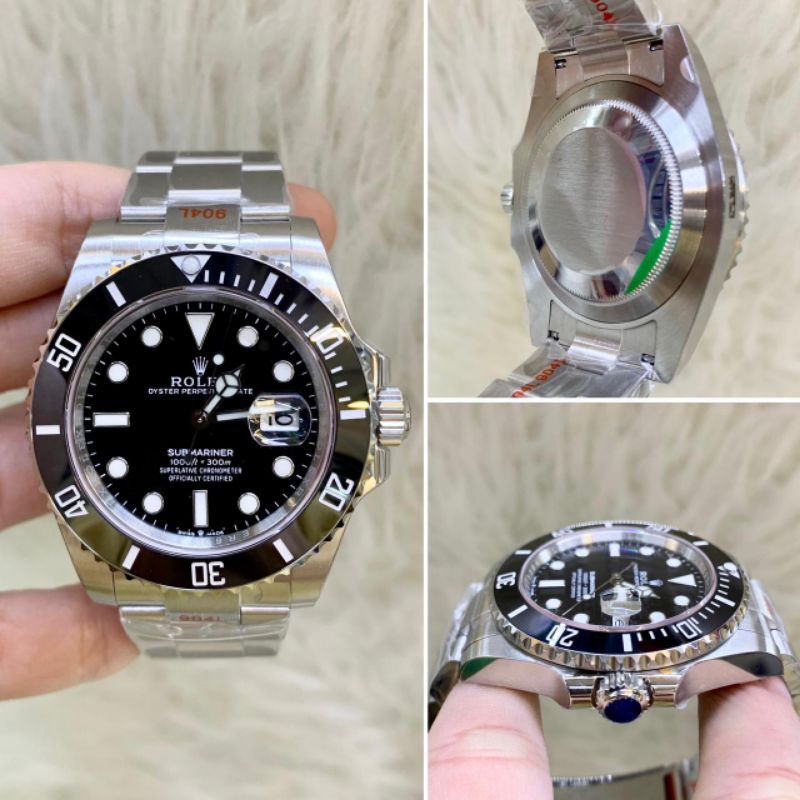 REAL PIC - JAM TANGAN PRIA ROLEX SUBMARINER EWF FACTORY AUTOMETIC CLONE ORI, NOMOR SERI PADA KARTU S